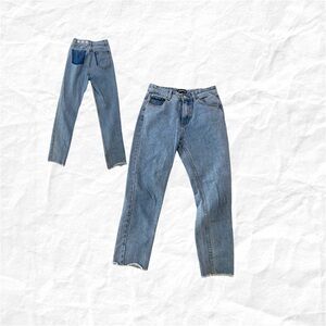 Trendy star denim jeans skinny cropped high rise fall